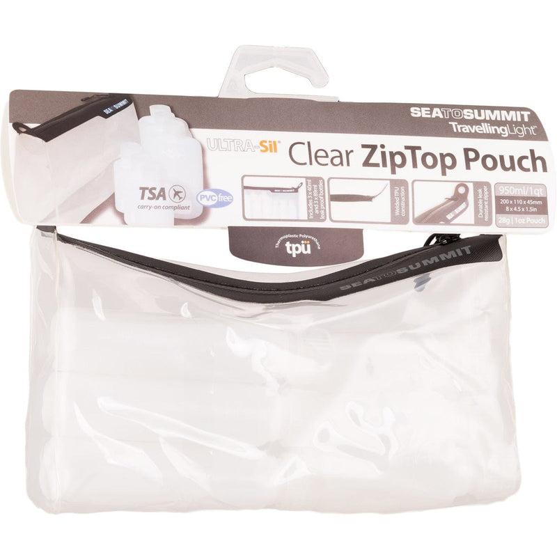 Load image into Gallery viewer, Sea-to-Summit TPU Clear Zip Pouch 6 Bottles TSA Carry on Size

