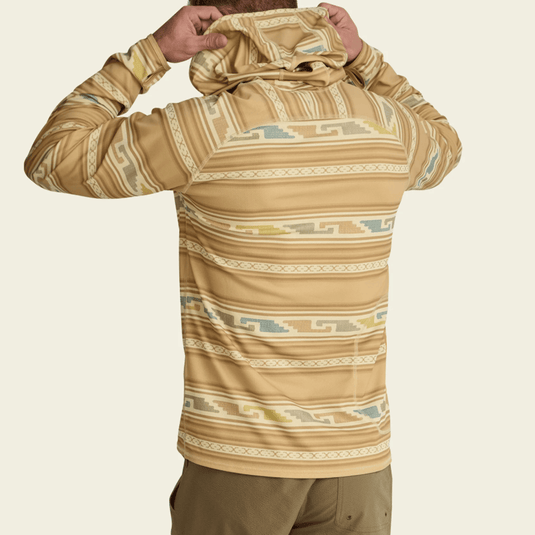 Howler Brothers Loggerhead Hoodie - Temple Tracks / Camel