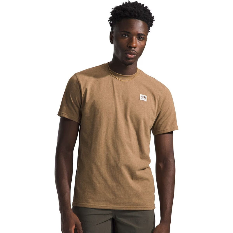 Load image into Gallery viewer, The North Face Men&#39;s Short Sleeve Heritage Patch Heathered Tee
