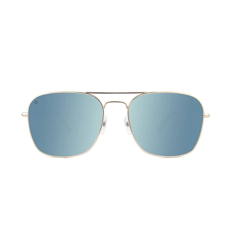 Load image into Gallery viewer, Knockaround Mount Evans Sunglasses - Gold / Sky Blue
