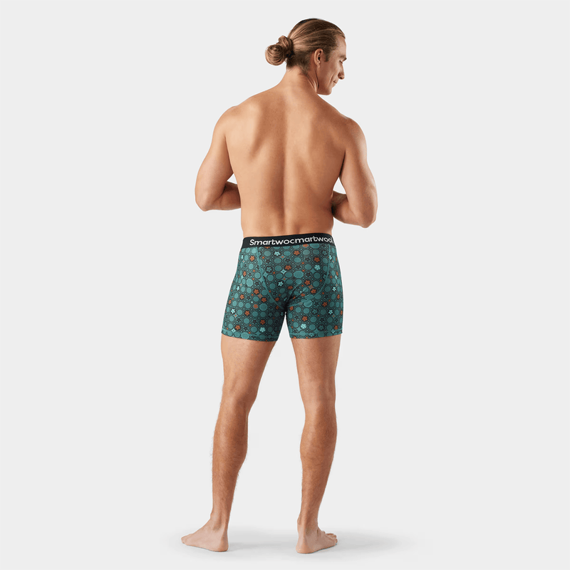 Load image into Gallery viewer, Smartwool Men's Merino Print Boxer Brief Boxed

