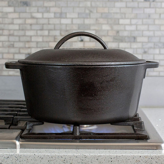 Lodge Cast Iron 5 Quart Cast Iron Dutch Oven