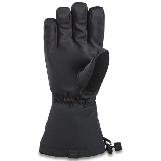 Black glove on a white background