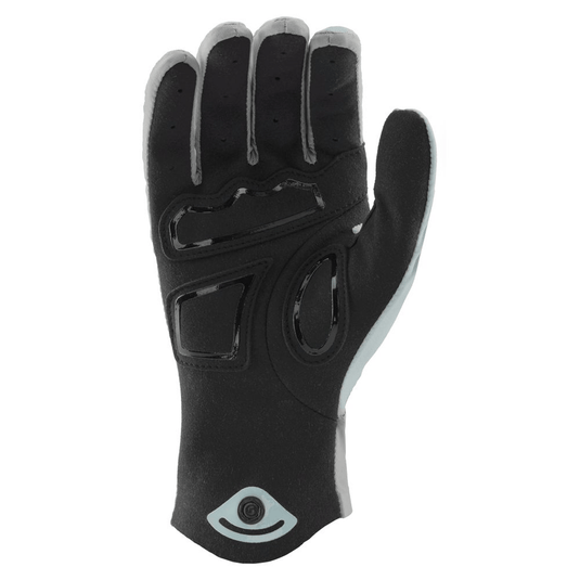 Black glove with gray accents on a white background