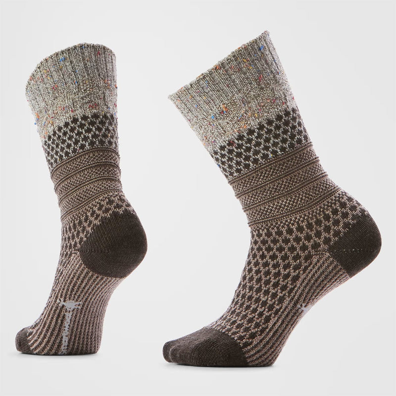 Load image into Gallery viewer, Pair of patterned socks on a light gray background
