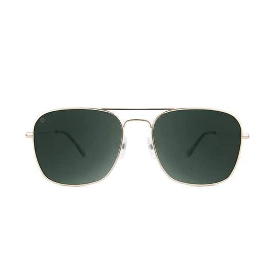 Knockaround Mount Evans Sunglasses - Gold / Aviator Green