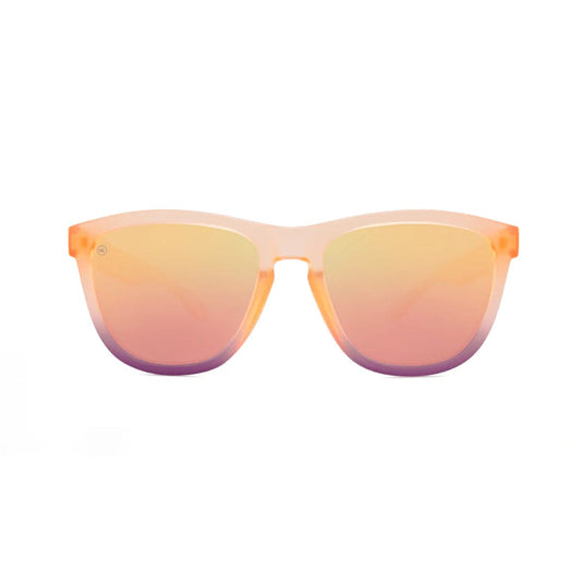 Knockaround Premiums Sunglasses - Frosted Rose Quartz Fade / Rose