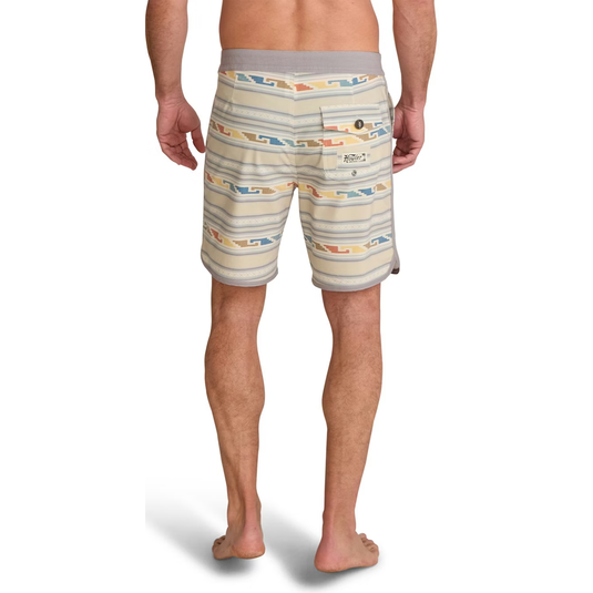 Howler Brothers Bruja Boardshorts - Temple Tracks-Sand