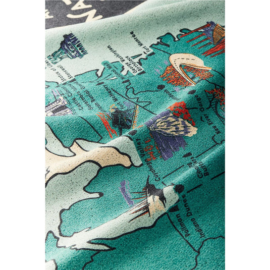 Nomadix National Parks and Monuments Map Towel