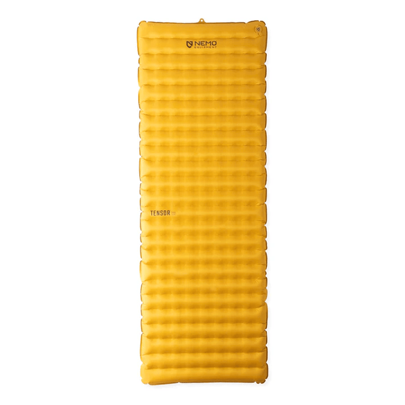 Load image into Gallery viewer, Yellow sleeping pad with Nemo Equipment branding on a white background
