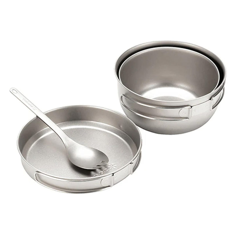Load image into Gallery viewer, Snow Peak Titanium 3 Piece Cookset
