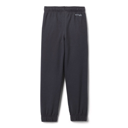 Black pants with Columbia logo on a white background