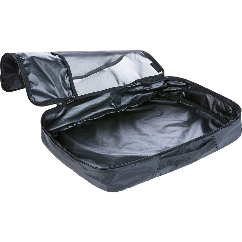 Load image into Gallery viewer, Black vinyl car seat cover on a white background
