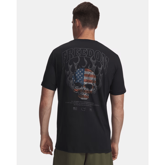 Under Armour Freedom Fire Skull Men's T-Shirt