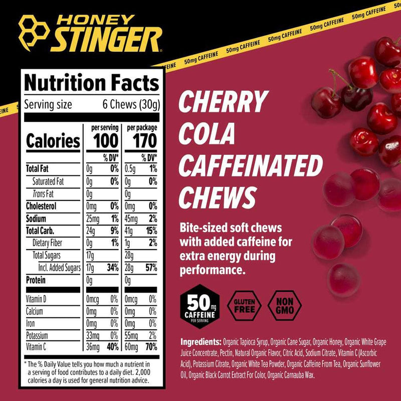Load image into Gallery viewer, Honey Stinger Cherry Cola Energy Chews
