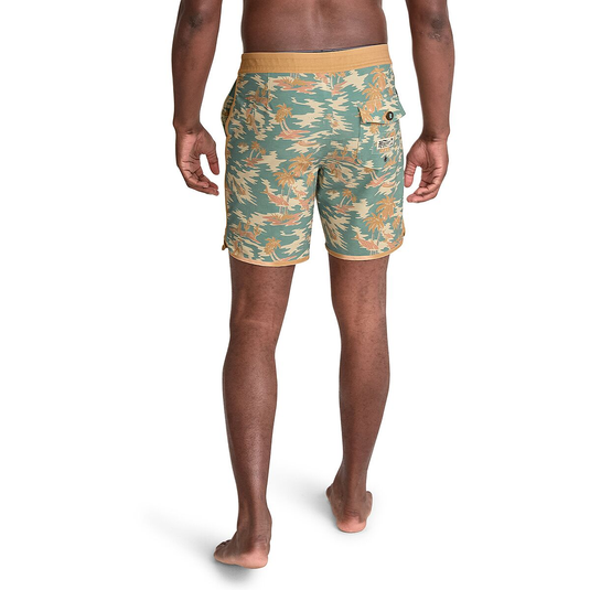 Howler Brothers Bruja Boardshorts - Dreamland-Seafoam