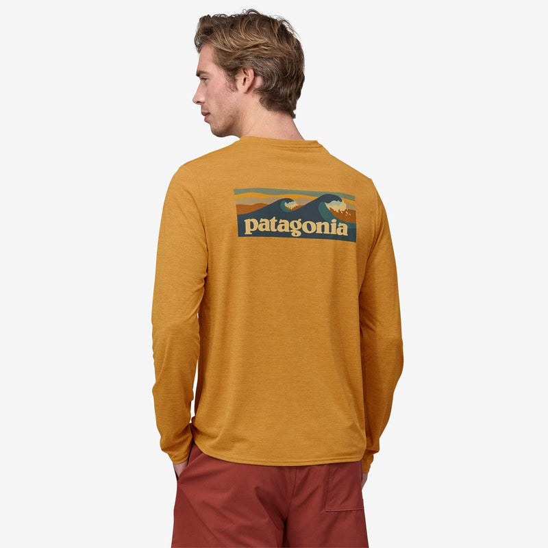 Load image into Gallery viewer, Patagonia Men&#39;s Long Sleeve Cap Cool Daily Graphic Shirt - Waters
