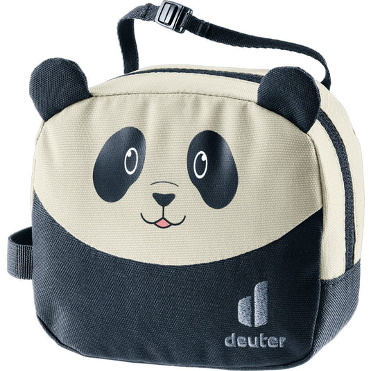 Panda-themed bag with Deuter logo on a white background