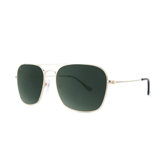 Knockaround Mount Evans Sunglasses - Gold / Aviator Green