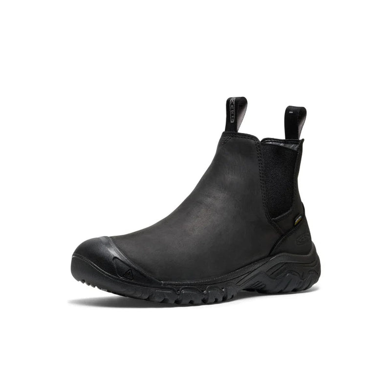 Load image into Gallery viewer, Black Chelsea boot on a white background
