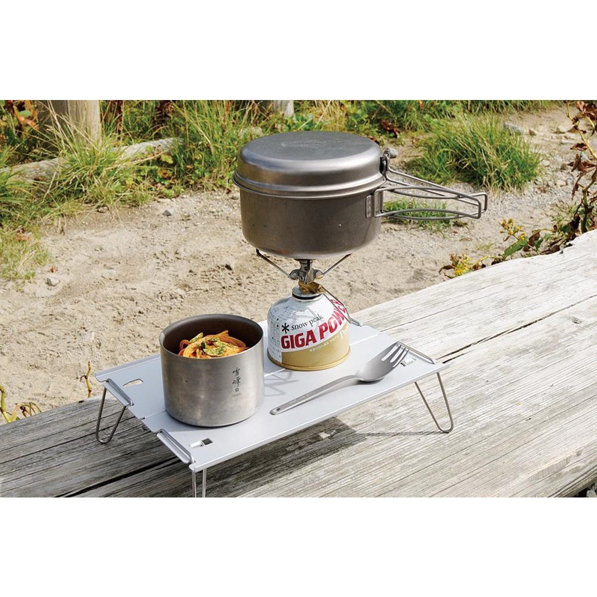 バーベキュー・調理用品 Titanium Multi Compact Cook Set Snow Peak Multi Compact Cookset Titanium – Campmor