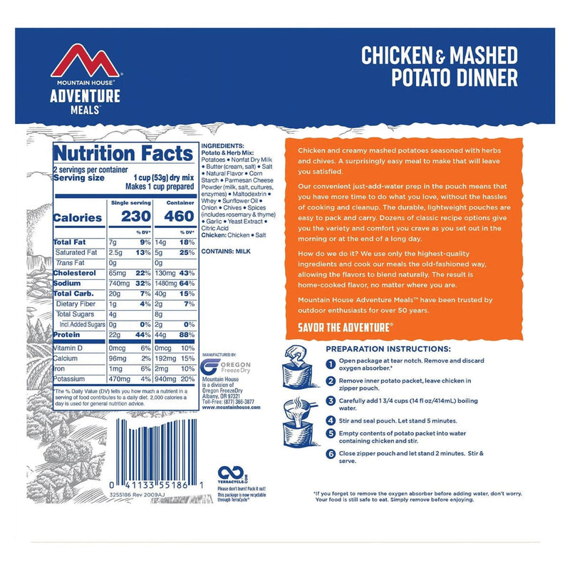 Load image into Gallery viewer, Mountain House Chicken &amp; Mashed Potato
