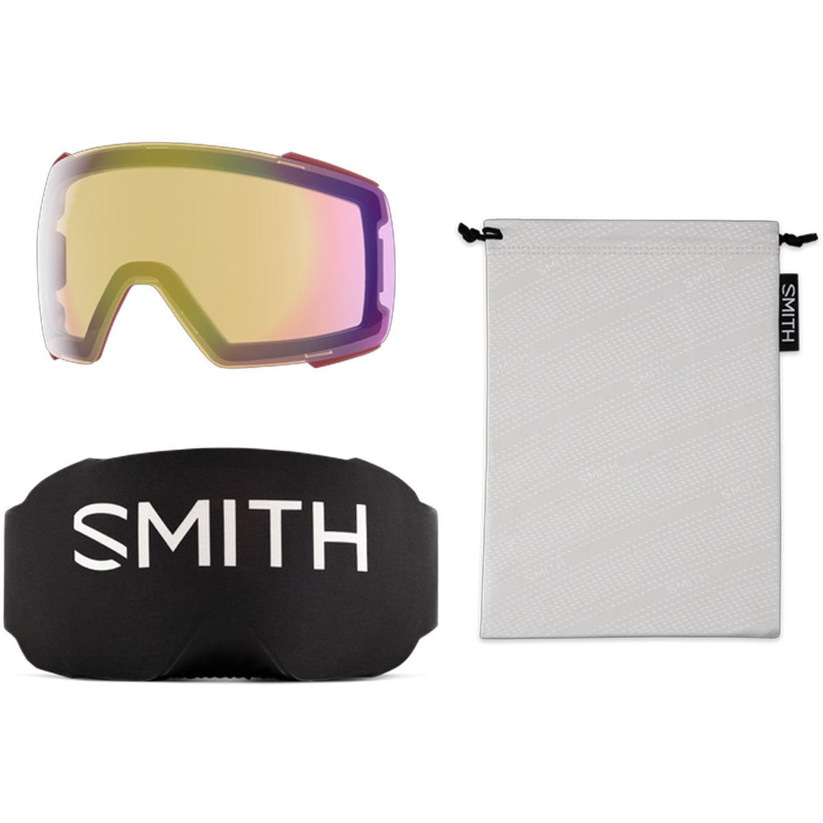 Smith I/O Mag Ironwood/ChromaPop Everyday Red Mirror