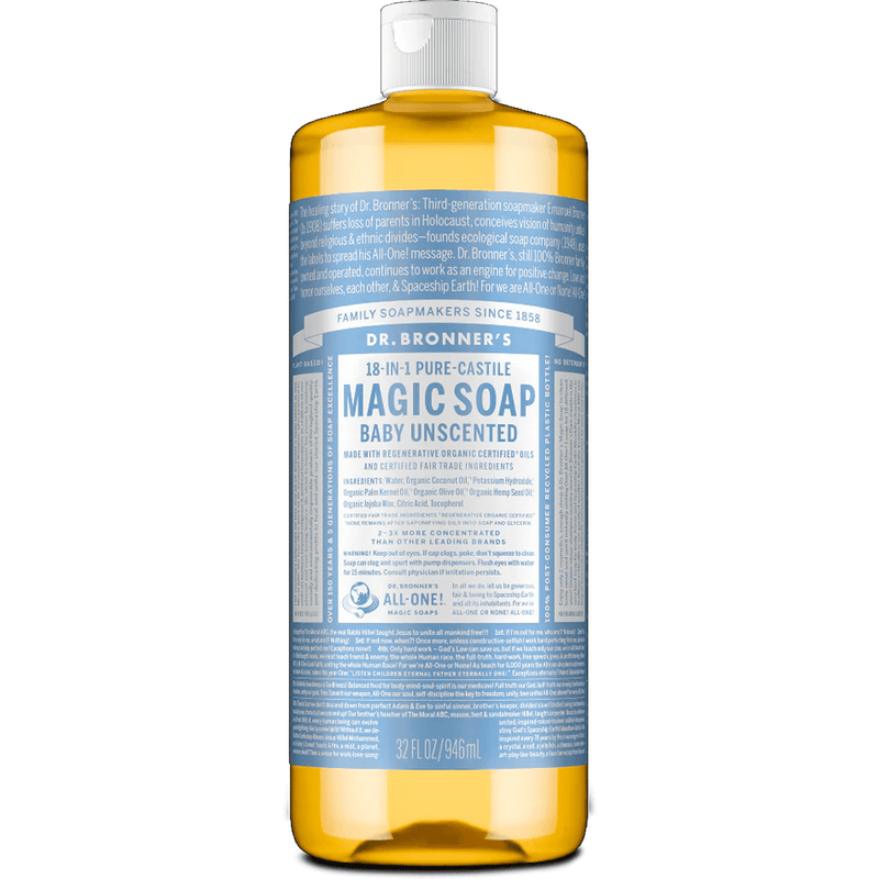 Load image into Gallery viewer, Dr. Bronner's Magic Soap bottle on a white background
