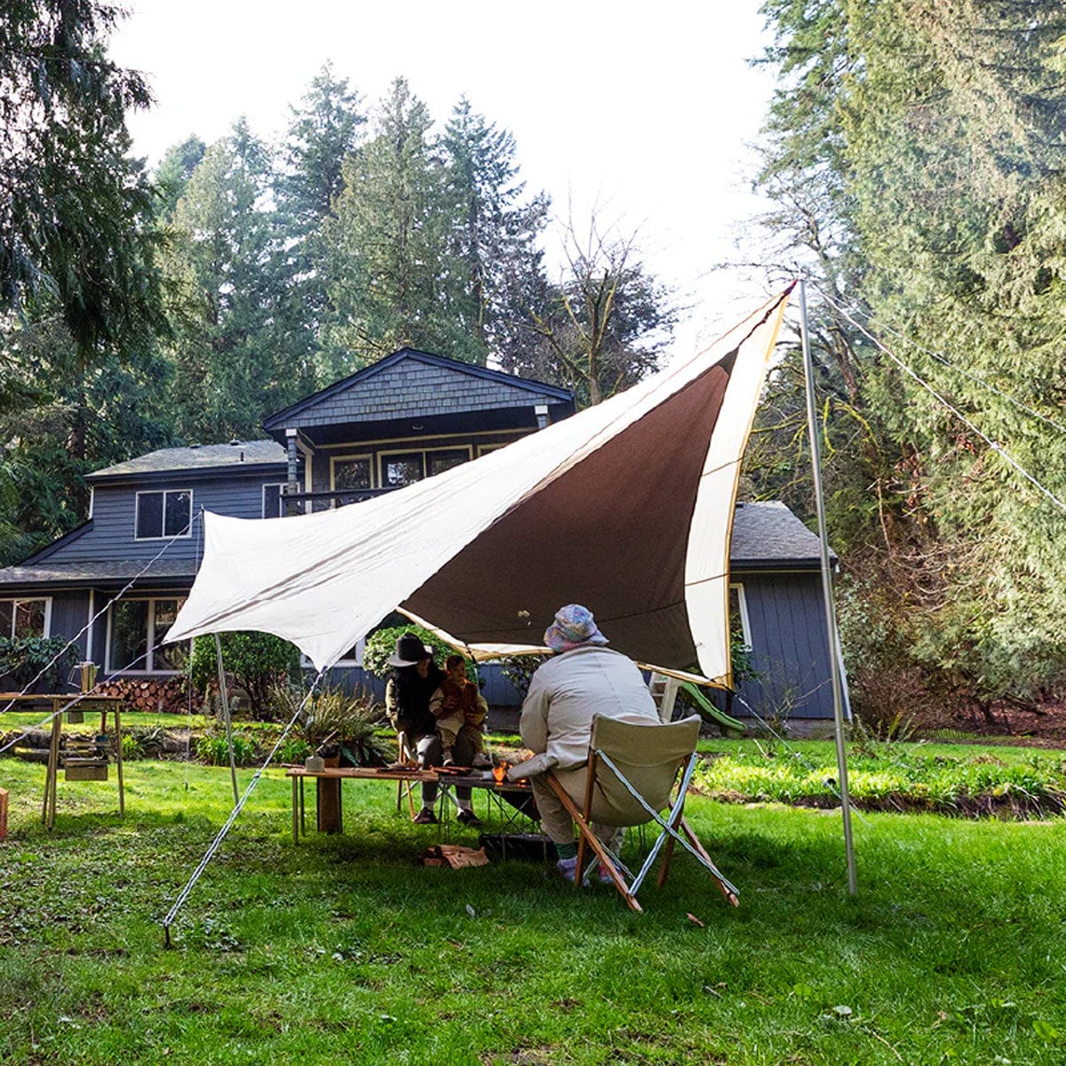 Snow Peak Takibi Tarp Hexa Set Medium – Campmor