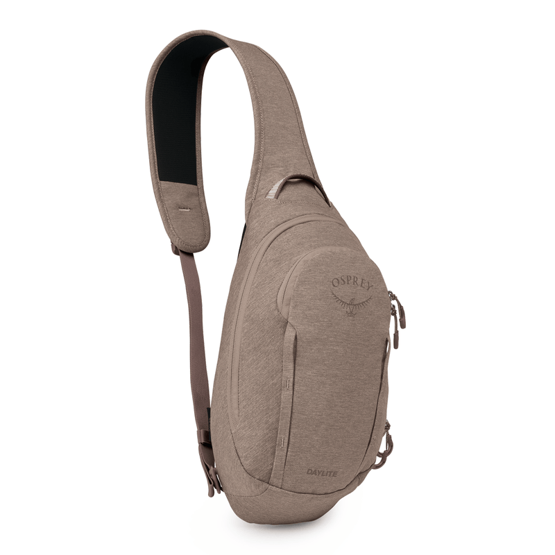 Load image into Gallery viewer, Beige sling bag with Osprey logo on a white background
