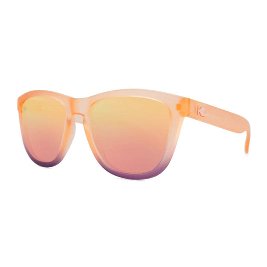 Knockaround Premiums Sunglasses - Frosted Rose Quartz Fade / Rose