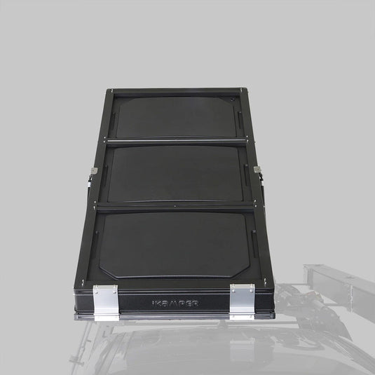 Black metal frame with 'IXOMOR' branding on a gray background