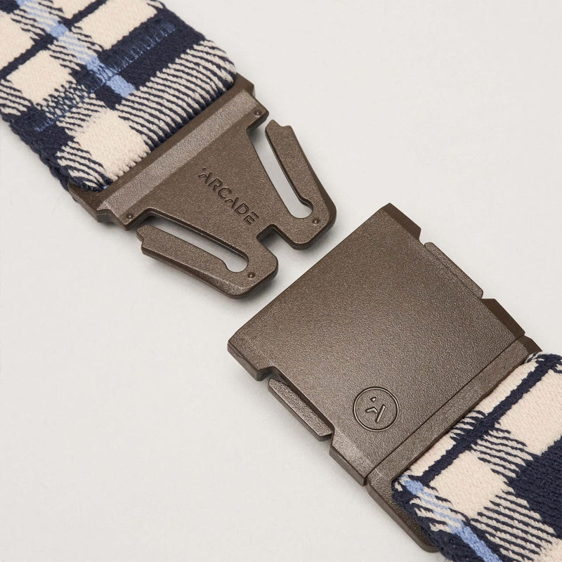 Load image into Gallery viewer, Arcade Belts Plaid - Navy Oat
