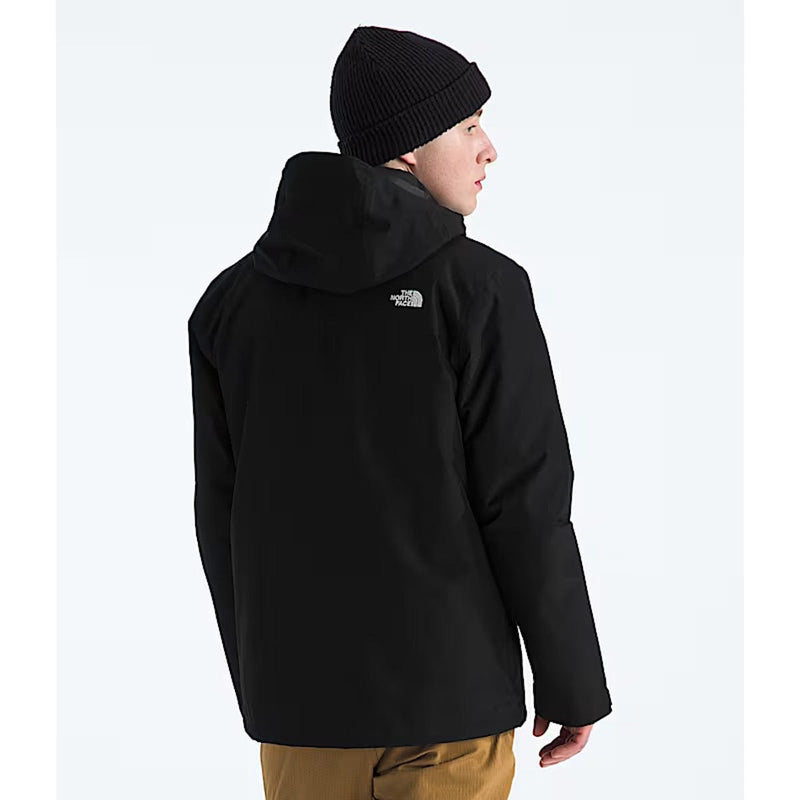 Load image into Gallery viewer, Person wearing a black jacket with a brand logo on a white background
