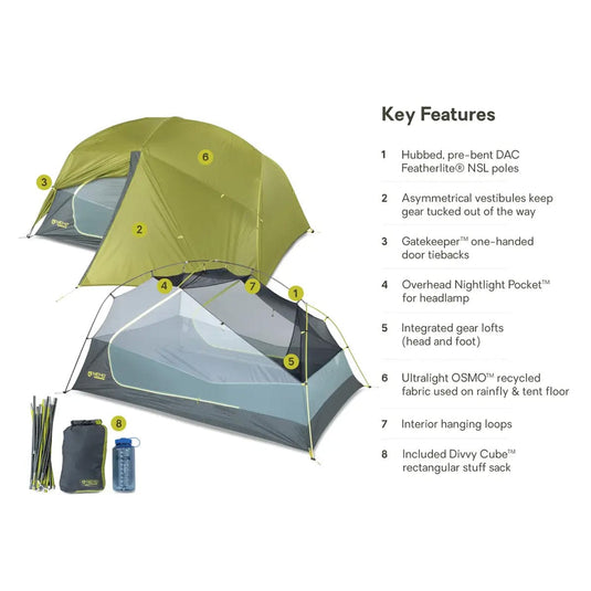 Nemo Equipment Dragonfly Osmo 3 Person Ultra Light Tent