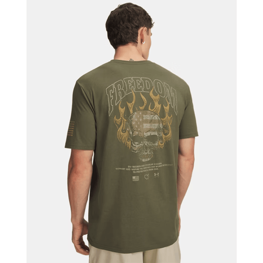 Under Armour Freedom Fire Skull Men's T-Shirt