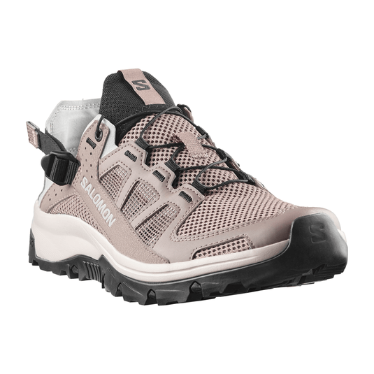 Salomon hiking shoe on a white background
