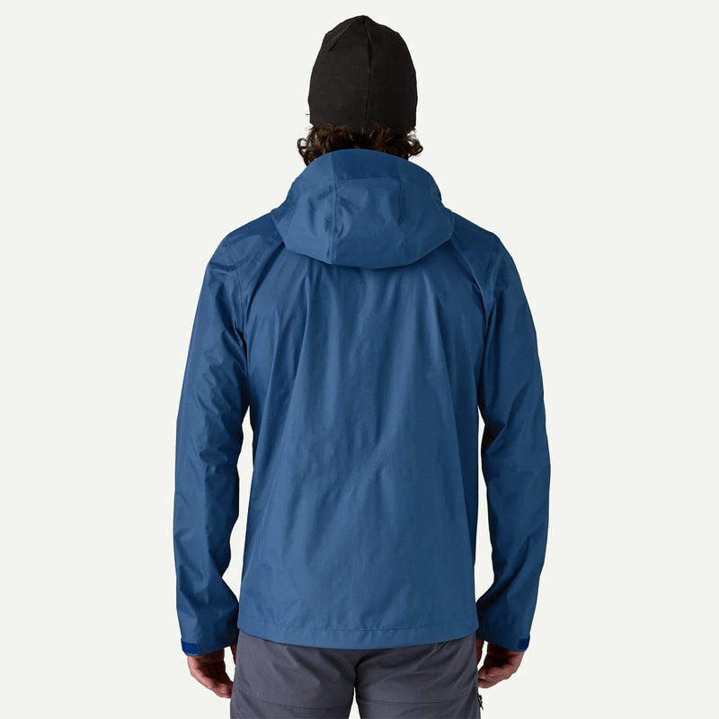 Load image into Gallery viewer, Person wearing a blue raincoat on a white background
