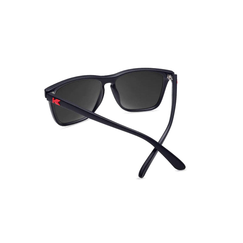Load image into Gallery viewer, Knockaround Fast Lanes Sunglasses - Matte Black / Red Sunset
