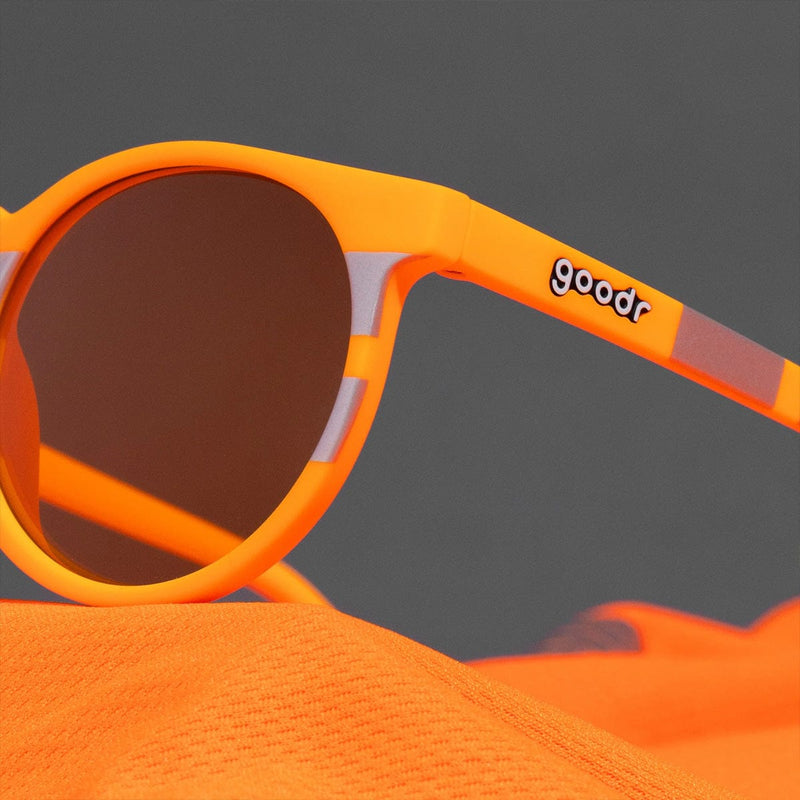 Load image into Gallery viewer, Goodr Circle G Sunglasses - Face Under Construction
