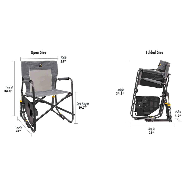Load image into Gallery viewer, GCI Outdoor Freestyle Rocker w Side Table Chair
