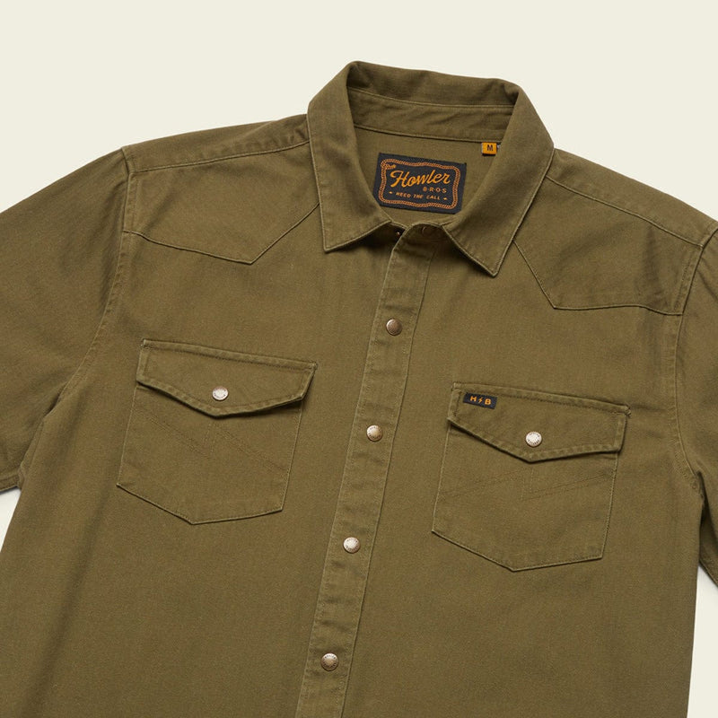 Load image into Gallery viewer, Howler Brothers Sawhorse Work Shirt - Cypress
