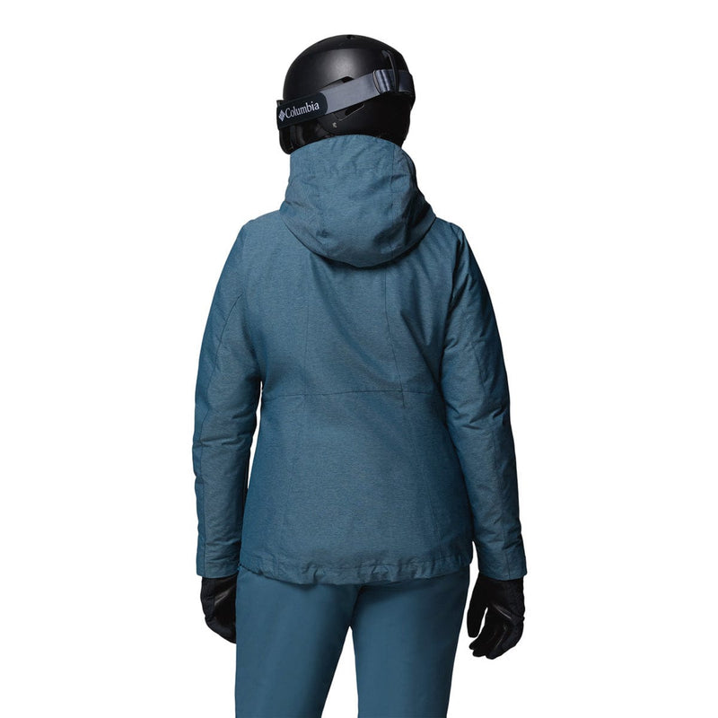 Load image into Gallery viewer, Person wearing a blue jacket, pants, and helmet on a white background
