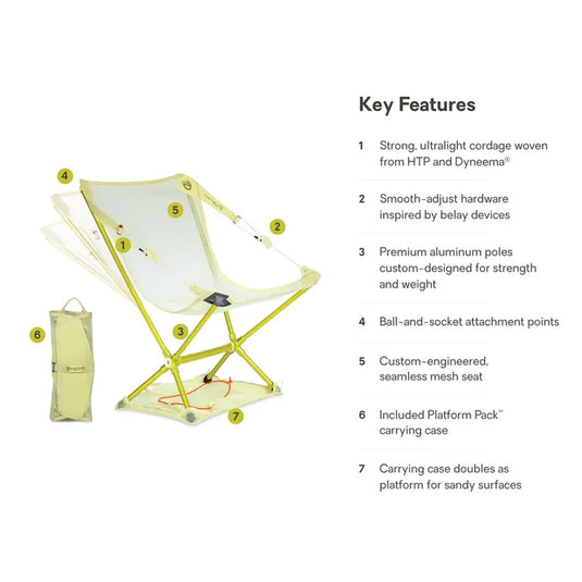 NEMO Equipment Moonlite Elite Reclining Camp Chair