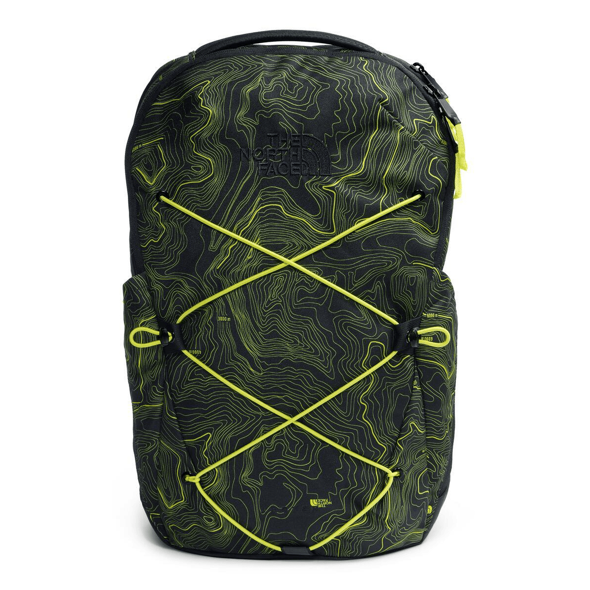 The North Face Jester Backpack Sun Yellow TNF Topo Print/TNF Black