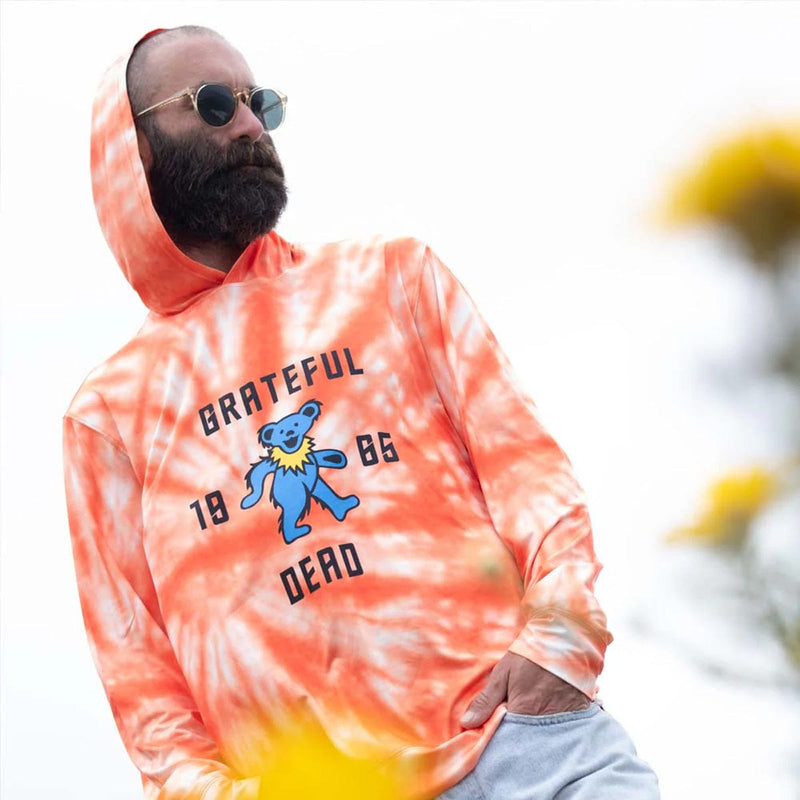 Load image into Gallery viewer, Section 119 Men's Grateful Dead UPF Hoodie Blue Bear
