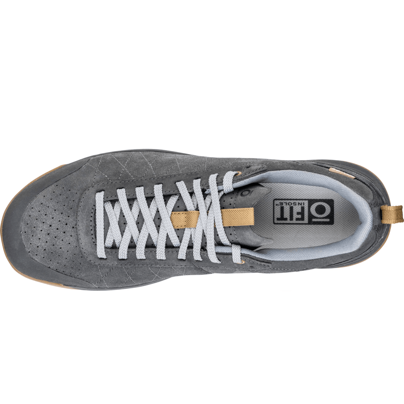 Load image into Gallery viewer, Gray sneaker with white laces on a white background
