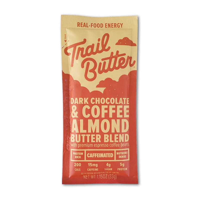 Load image into Gallery viewer, Trail Butter Dark Chocolate &amp; Coffee Almond Butter 1.15 oz. Packet
