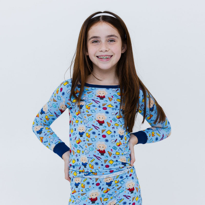 Load image into Gallery viewer, Mathematical Marvel Long Sleeve Pajamas - Bam &amp; Stitch
