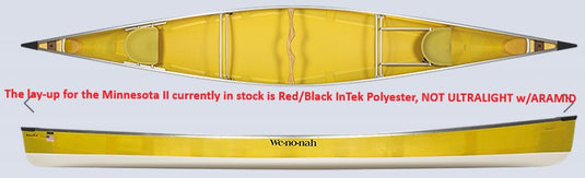 Wenonah Minnesota II Canoe InTek Polyester Red/Black